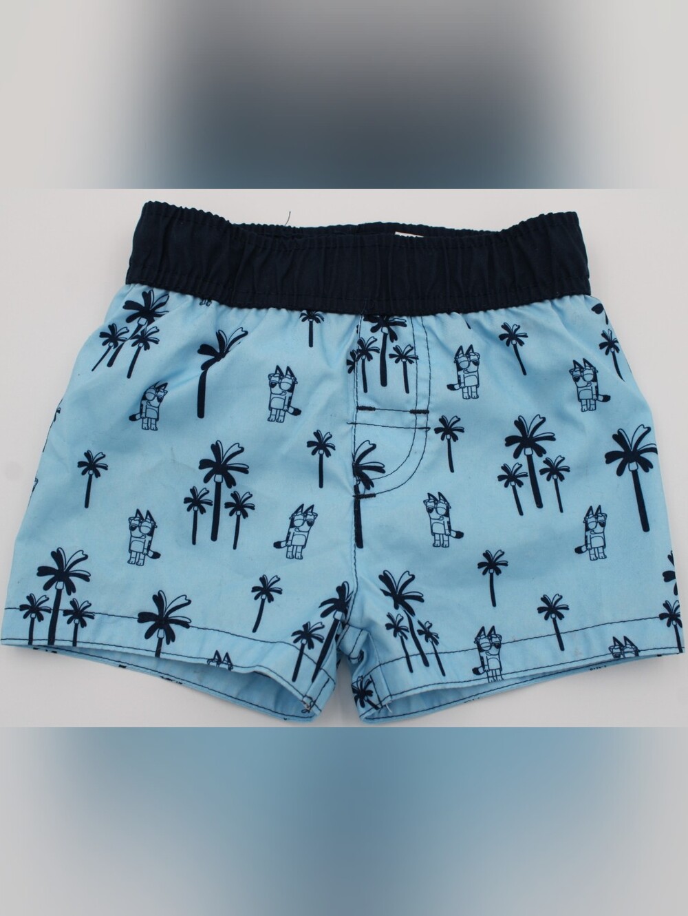 Bluey Boys 12M Blue Navy Swim Trunks